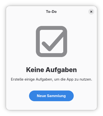 To-Do app in German