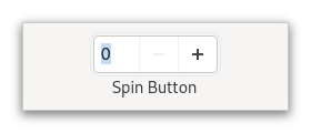 An example GtkSpinButton