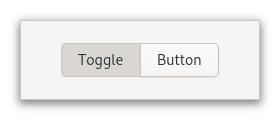 Example GtkToggleButtons
