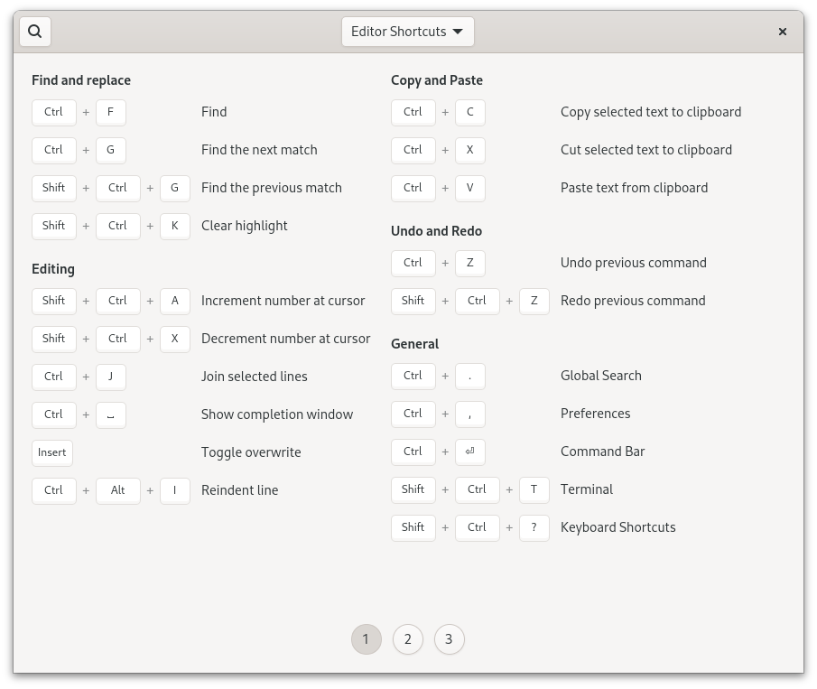 An example with multiple sections