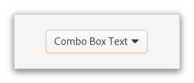 An example GtkComboBoxText