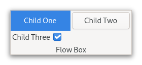 An example GtkFlowBox
