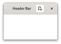 An example GtkHeaderBar