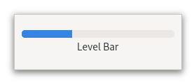 An example GtkLevelBar