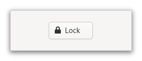 An unlocked GtkLockButton