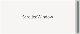 An example GtkScrolledWindow