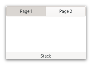An example GtkStack