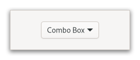 An example GtkComboBox