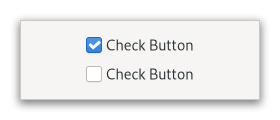 Example GtkCheckButtons