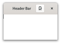 An example GtkHeaderBar