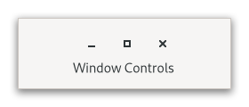 An example GtkWindowControls