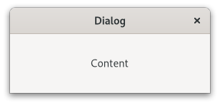 An example GtkDialog