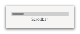 An example GtkScrollbar